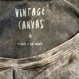 Vintage Black Floral Graphic Tee Size M thumbnail 2