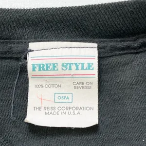 Free Style Vintage 1992 Graphic Tee OSFA Roller Skate Mouse Single Stitch Boxy thumbnail 6