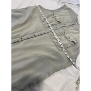 Free People Sz: S We The Free Lightweight Sleeveless Button Front Dress Pockets thumbnail 3