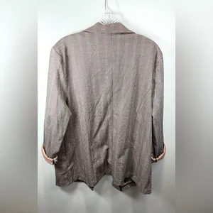 Liverpool NEW‎ Women's Boyfriend Blazer Black Brick Jacquard Stripe Size 1x thumbnail 3