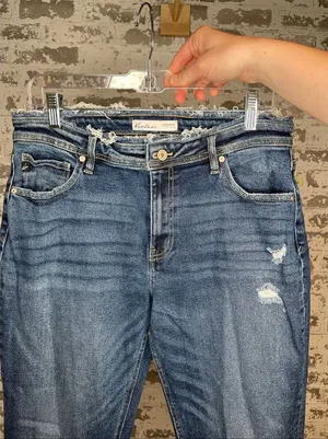 Kancan | women distressed denim jeans thumbnail 1