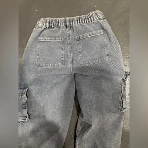 Blue Cargo Jeans thumbnail 2