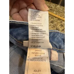 PAIGE Leenah Patch Pocket Wide Leg Jeans Adley Size 24 thumbnail 12