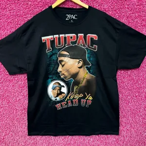 Urban Outfitters Tupac Keep Ya Head Up Rap Single West Coast Hip Hop Tee XL thumbnail 1