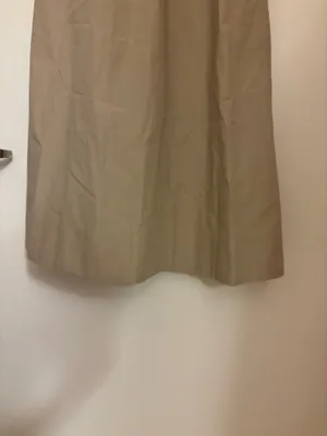 Aritzia Babaton Fluid Poplin Dress 2XS Cola Taupe Bright White Strapless Midi thumbnail 4