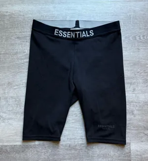Fear Of God Essentials Black Biker Shorts Size XS Mid Rise thumbnail 1