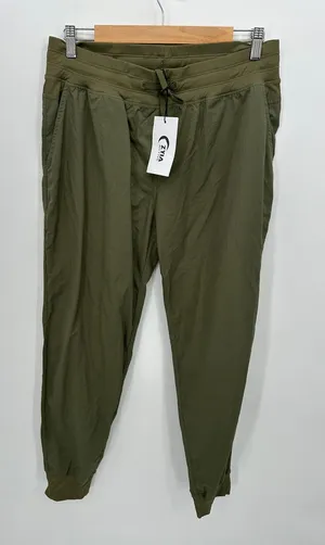 Zyia Womens Olive Green Trail Jogger Pants Sz XL 29" Inseam Outdoors Casual Hike thumbnail 1