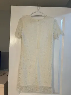 White Lace Mini Dress thumbnail 2