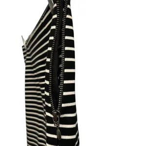 Banana Republic Women's Black‎ & White Striped Pencil Skirt Size 6 thumbnail 5