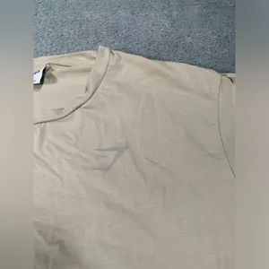 Gymshark Tan Crop Top small tee thumbnail 4