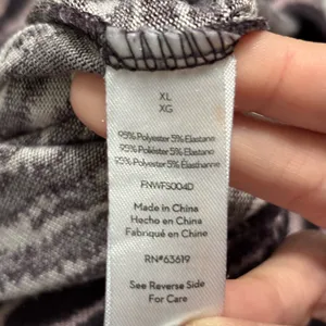 Nine West Sleepwear Purple Zebra Print Soft Joggers thumbnail 5