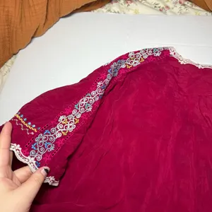 Johnny Was Klarah Embroidered Contrast Blouse thumbnail 7
