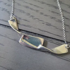 Sterling silver 925 necklace Isreal jewelry thumbnail 3