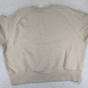 Athleta Coaster Luxe Sweatshirt XL Oatmeal Heather Raglan Cropped 414588 HO24 thumbnail 8