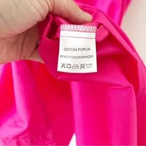 Taylor Tillman Hot Pink Puff Sleeve Square Neck Mini Dress S thumbnail 7