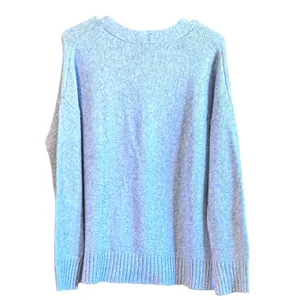 Ella Moss Womens Small Raglan Sleeve Button Front Cardigan Sweater Light Blue thumbnail 7