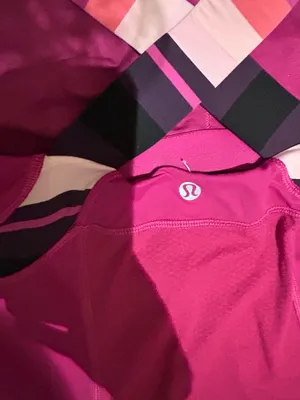 Lululemon purple athletic work out top  thumbnail 3