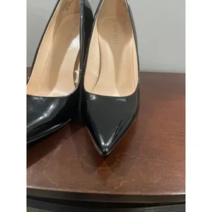 Nine West Black Patent Leather High Heel Shoes Size 8.5 thumbnail 7