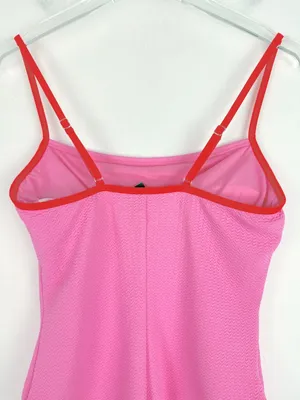 NWT Wild Fable Pucker Textured One Piece Swimsuit Pink Size Medium M 8-10 NEW thumbnail 10