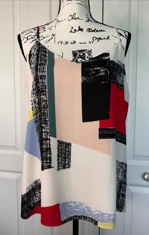 Geometric Print Spaghetti thumbnail 1