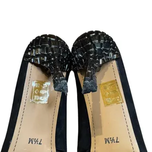 J Renee Shoes Womens Size 7.5 Black Pointed Toe Pumps Stiletto‎ Croc D'Orsay thumbnail 10