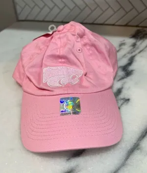 VINTAGE NWT NCAA Kansas State University pink baseball cap hat thumbnail 1
