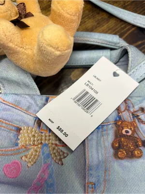 Luv Betsy Johnson faux Jean purse thumbnail 4