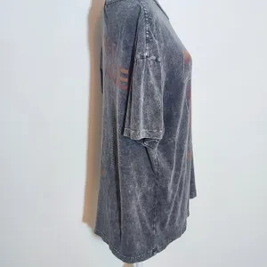 AC/DC Gray Distressed T-Shirt Size Small/Medium Unisex ACDC Tee thumbnail 4