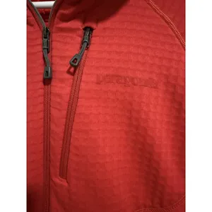 Patagonia Regulator R1 Pullover Fleece Jacket Bright Red Women's Size‎ Large thumbnail 8