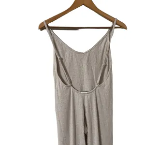HOUSE OF CB Zahara Milk Marl Summer Lounge Beige Oatmeal Onesie Jumpsuit thumbnail 10