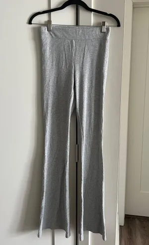 Aerie Ribbed High Rise Waisted Flare Pants thumbnail 1