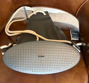 O bag Rubberized Backpack With Grey Body and Trim Unisex Med sized Bag NWT thumbnail 4