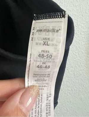 Marika Black Sports Bra. Size XL thumbnail 4
