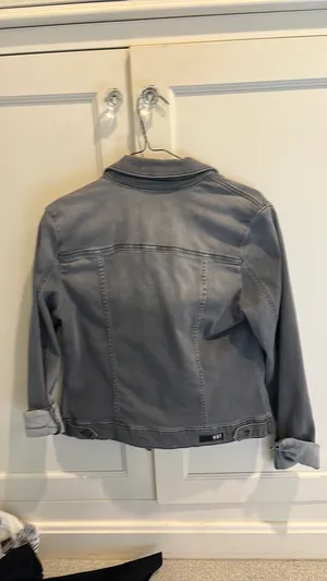Kut From The Kloth Gray Wash Denim Jacket thumbnail 3