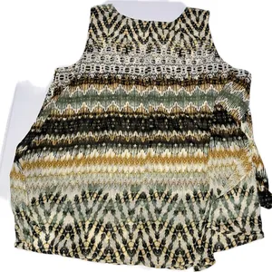 💜 Established 1962 Colorful Boho Flowy Tank Top Blouse thumbnail 3