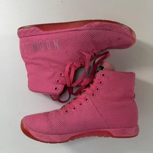 NOBULL No‎ Bull Women 8 High Top Sneaker Trainer Pink SuperFabric Training Shoes thumbnail 3