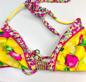 B. Swim Lemon Print Two Piece Bikini Size‎ Large thumbnail 3
