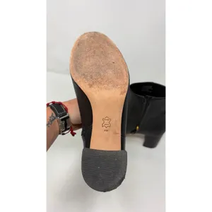 Tory Burch Brooke Black Leather Classic bootie Sz 8 thumbnail 5