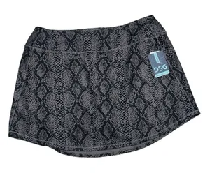 DSG High Performance TENNIS PICKLEBALL GOLF SKORT Snakeskin‎ Purple Black XL thumbnail 1