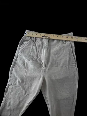 Zara Light Tan  Cropped Tapered Pants thumbnail 5