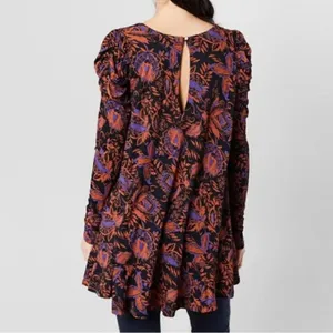 Free People Hello‎ Lover Tunic top floral Sz S thumbnail 2