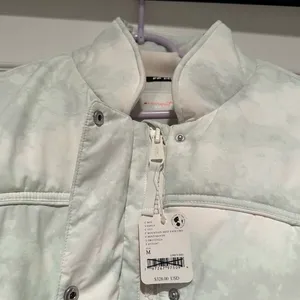 Free People Movement Bunny Slope Printed Puffer Mountain Mint Sage Medium NWT thumbnail 7