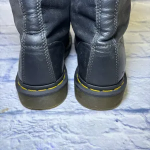 Dr. Martens 11821 leather Black Lace Up Combat Shoes usa 6 EU 37 thumbnail 7