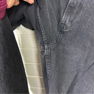 Abercrombie & Fitch Washed Black The 90s Relaxed Jean High Rise Size 14/32 thumbnail 8