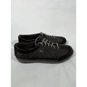 Keds Quilted‎ Low Top Lace Up Sneakers Women 8.5 Brown/Pink Suede Trim Everyday thumbnail 3