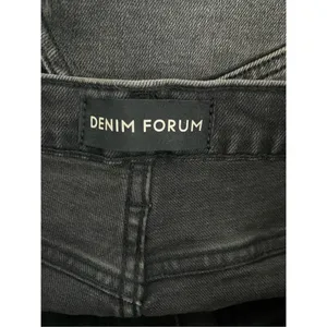 Denim Forum Black The Romy Slim‎ Mid Thigh Shorts Size 6/28 thumbnail 6