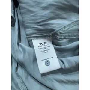 SUD express Button Down Shirt Top Womens Size T1‎ Light Green Relaxed Fit thumbnail 4