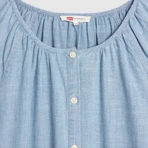NWT Levi's® Women's Jolene Maxi Dress Light Blue Honestly Happy XXL thumbnail 7