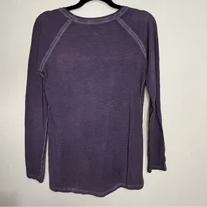 lululemon athletica Washed‎ Purple Burnout Long Sleeve Athleisure Top thumbnail 9