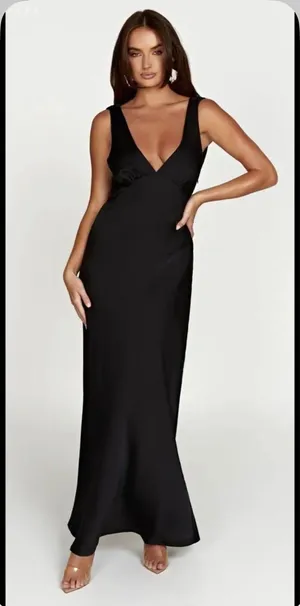 Meshki Maxi Dress Satin Back Cowl thumbnail 3